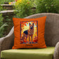German Shepherd Black & Tan Coat Pillow, Personalized Indoor Dog Cushion, Home Accent Decor