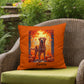 Fox Red Labrador Retriever pillow, personalized indoor outdoor lab cushion, soft home accent - MySisterIsASurvivor