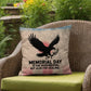 Memorial Day Is For Remembering Indoor/Outdoor Pillow: Resilient Comfort - Mental Health & Memorial Tribute