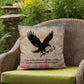 True Remembrance Means Caring Indoor/Outdoor Pillow: Resilient Comfort - Mental Health & Memorial Tribute