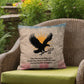 This Memorial Day, Let’s Break The Silence Indoor/Outdoor Pillow: Resilient Comfort - Mental Health & Memorial Tribute