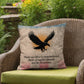 Their Sacrifice Is Remembered Indoor/Outdoor Pillow: Resilient Comfort - Mental Health & Memorial Tribute
