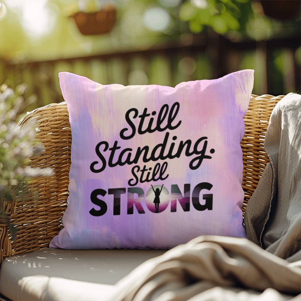 Rise & Reclaim Indoor/Outdoor Pillow – Strength and Resilience