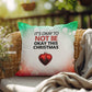 It’s Okay to Not Be Okay This Christmas Throw Pillow - Self-care Christmas home décor pillow