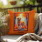 Golden Retriever pillow, custom indoor outdoor dog cushion, water-resistant accent - MySisterIsASurvivor