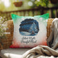 Silent Night, Peaceful Mind Throw Pillow - Christmas serenity cozy decorative throw pillow