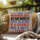 This Memorial Day, Let’s Remember personalized pillow for PTSD tribute, Memorial Day remembrance, and honoring veterans