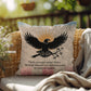 Their Courage Never Fades Indoor/Outdoor Pillow: Resilient Comfort - Mental Health & Memorial Tribute
