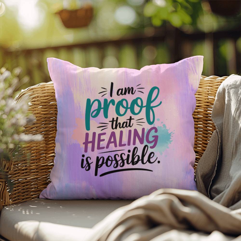 Rise & Reclaim Indoor/Outdoor Pillow – Hope for Survivors