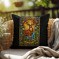 Shop our deer stained glass style throw pillow featuring the 18" x 18" style option from MySisterIsASurvivor.