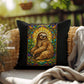 Shop our sloth stained glass style throw pillow featuring the 18" x 18" style option from MySisterIsASurvivor.