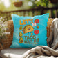 Let's Taco Bout It Indoor/Outdoor Pillow -Mental Health Support, Self-Care Decor, Anxiety Relief Throw Cushion