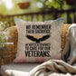 We Remember Their Sacrifice Indoor/Outdoor Pillow: Resilient Comfort - Mental Health & Memorial Tribute