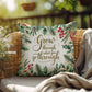 Grow Through What You Go Through Throw Pillow - Encouraging holiday pillow for healing