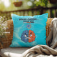Brain Loading... Please Wait Indoor/Outdoor Pillow -Mental Health Support, Self-Care Decor, Anxiety Relief Throw Cushion