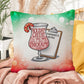 Holiday Cheer? I’ll Take Mine with Therapy Throw Pillow - Funny Christmas humor gift pillow