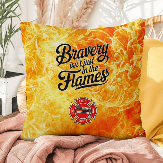 A thoughtful pillow design for firefighters, celebrating courage beyond the flames. Ideal for both indoor and outdoor spaces.