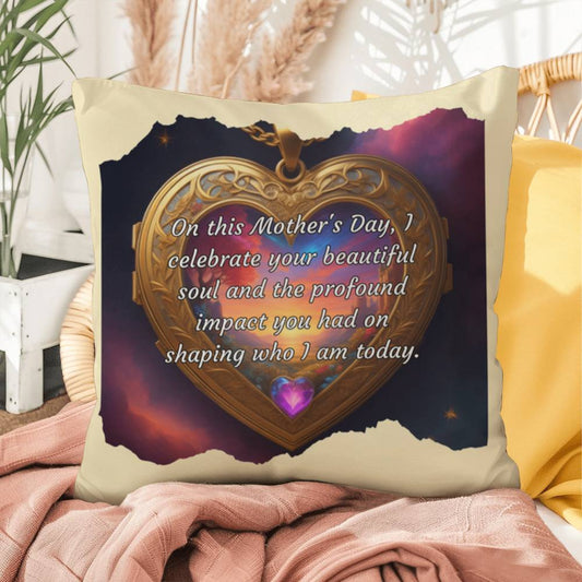 Beautiful Soul: Mom’s Legacy Indoor/Outdoor Pillow - Memorial Gift, Grief Support, Tribute for Mother’s Day or Loss of Mom