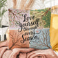 Love Yourself Through Every Season: Indoor/Outdoor Pillow Self-Care for Relaxation, Mindfulness & Emotional Wellness