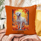White Labrador Retriever pillow, custom indoor outdoor dog cushion, personalized lab accent - MySisterIsASurvivor