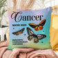 Cancer Butterfly Indoor/Outdoor Pillow – Zodiac Astrology Decor, Boho Accent for Home & Patio