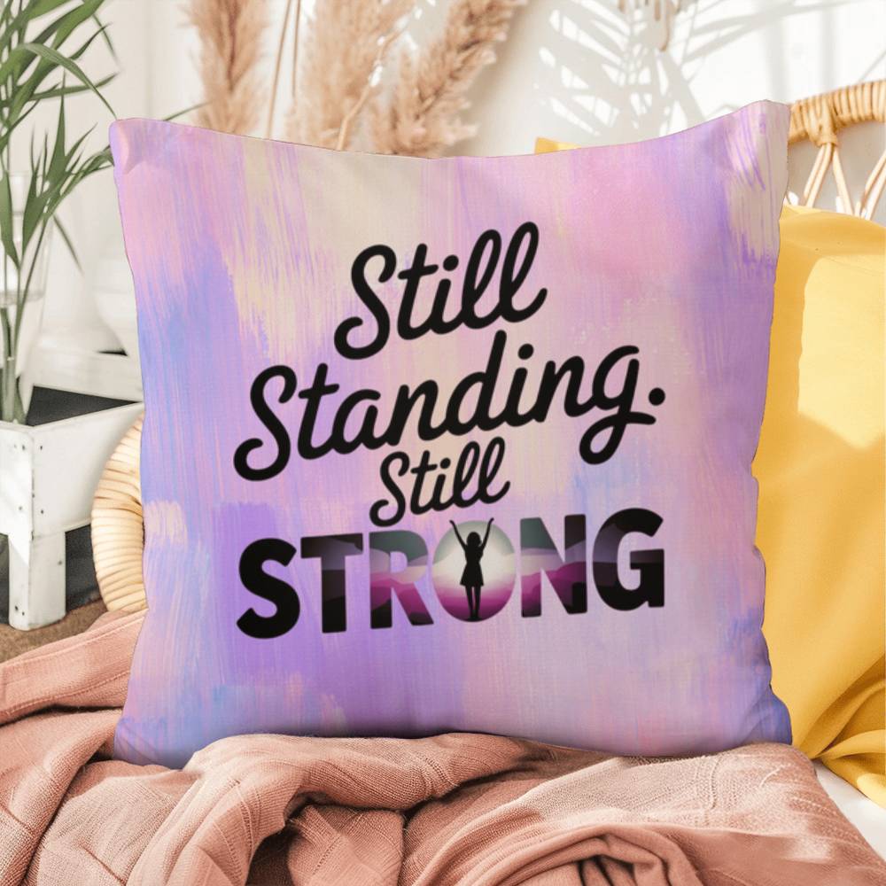 Rise & Reclaim Indoor/Outdoor Pillow – Strength and Resilience