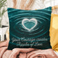 Your Courage Creates Ripples Of Love: Indoor/Outdoor Pillow Self-Care for Relaxation, Mindfulness & Emotional Wellness