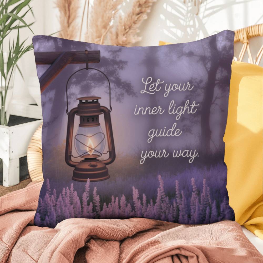 Let Your Inner Light Guide Your Way: Indoor/Outdoor Pillow Self-Care for Relaxation, Mindfulness & Emotional Wellness