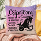 Capricorn Indoor/Outdoor Pillow – Zodiac Astrology Decor, Boho Accent for Home & Patio