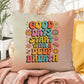 Good Days Start With A Deep Breath: Indoor/Outdoor Pillow - Groovy Affirmation for Emotional Wellness & Positive Vibes