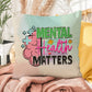 Mental Health Matters: Indoor/Outdoor Pillow for Wellness, Style & Stress Relief
