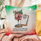 Holiday Cheer? I’ll Take Mine with Therapy Throw Pillow - Holiday mental health home décor pillow