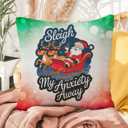 This Christmas, Let’s Keep the Crazy to the Decorations Throw Pillow - Xmas humor home décor pillow