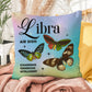 Libra Butterfly Indoor/Outdoor Pillow – Zodiac Astrology Decor, Boho Accent for Home & Patio