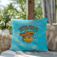 Mental Health: Let's Taco 'Bout It! Indoor/Outdoor Pillow -Mental Health Support, Self-Care Decor, Anxiety Relief Throw Cushion