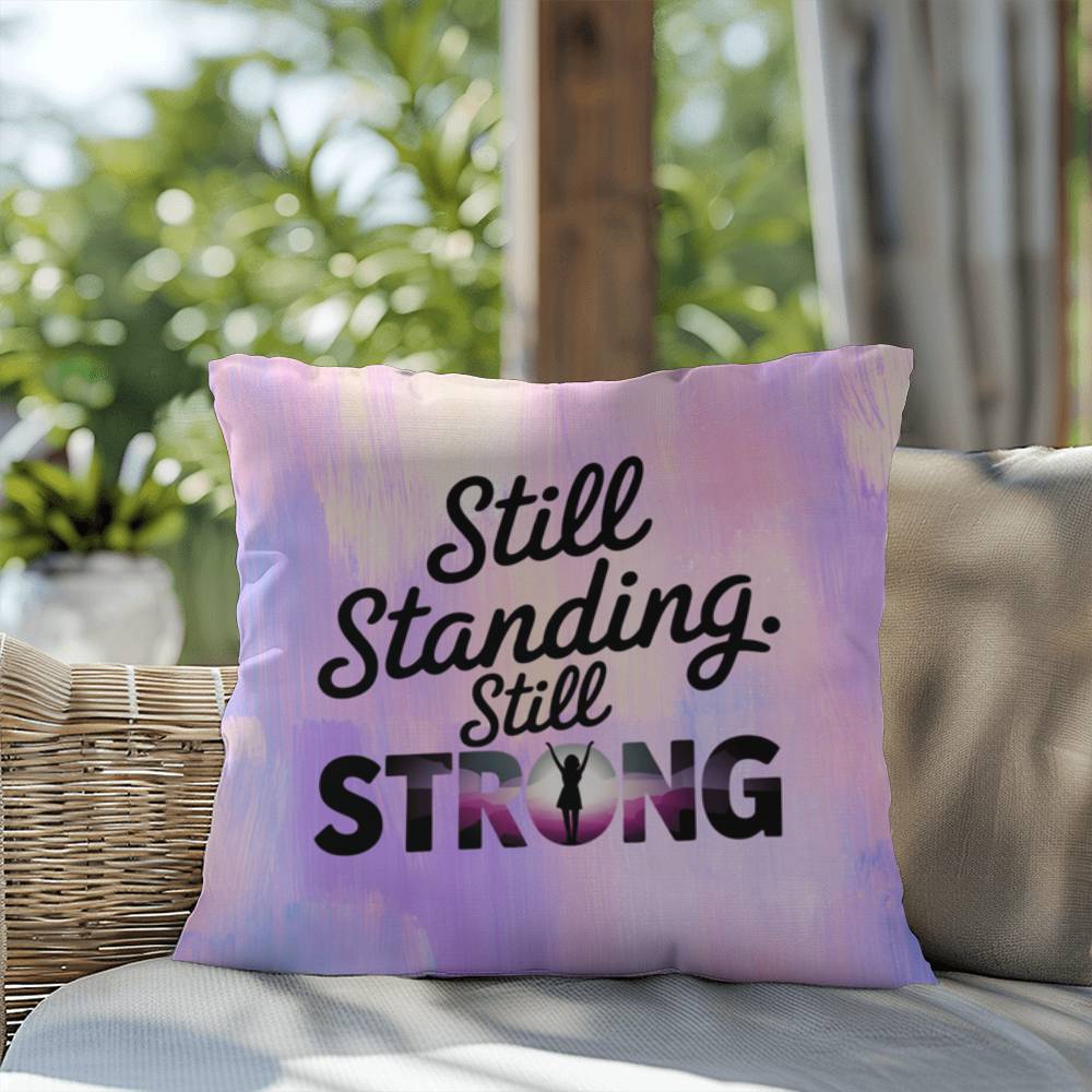 Rise & Reclaim Indoor/Outdoor Pillow – Strength and Resilience