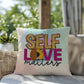 Self Love Matters: Indoor/Outdoor Pillow for Wellness, Style & Stress Relief