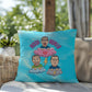 Mood: Human Indoor/Outdoor Pillow -Mental Health Support, Self-Care Decor, Anxiety Relief Throw Cushion