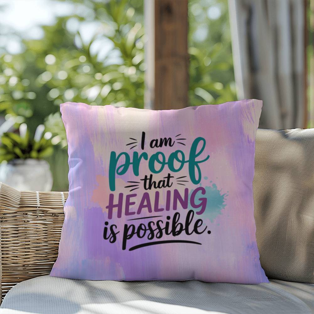 Rise & Reclaim Indoor/Outdoor Pillow – Hope for Survivors