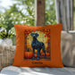 Great Dane Blue Coat Throw Pillow, Indoor Outdoor Dog Cushion, Custom Home Decor for Dane Fans