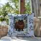 Pomeranian Chocolate Pillow - Cozy Pom throw pillow, winter indoor dog decor, personalized accent