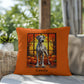 Great Dane Harlequin Coat Throw Pillow, Personalized Indoor Outdoor Dog Cushion, Gentle Giant Gift