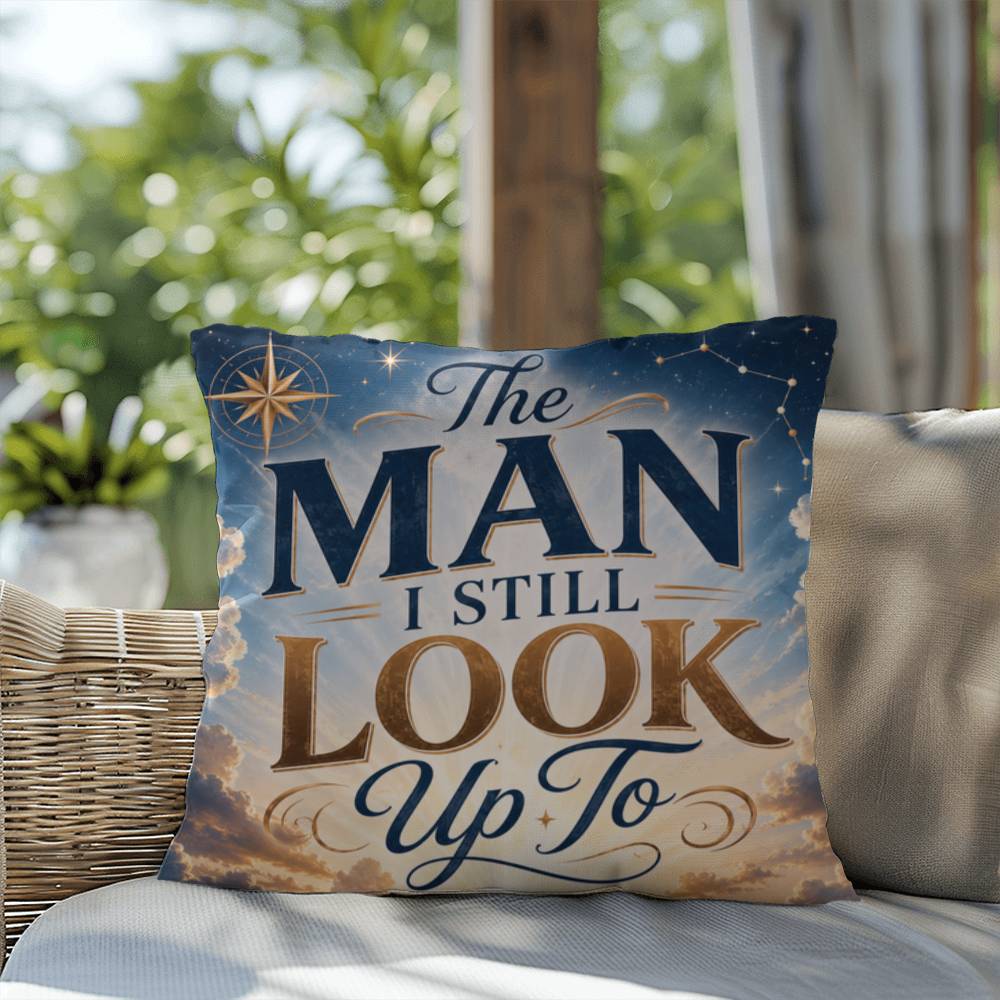 Shop our premium the man i still look up to throw pillow from MySisterIsASurvivor.