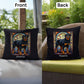 Rottweiler (Black and Tan) Indoor/Outdoor Pillow - Personalized Stained Glass Dog Tribute & Comfort Gift