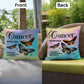 Cancer Butterfly Indoor/Outdoor Pillow – Zodiac Astrology Decor, Boho Accent for Home & Patio