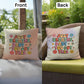 Just Breathe, Baby - You Got This: Indoor/Outdoor Pillow - Groovy Affirmation for Emotional Wellness & Positive Vibes