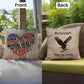 Honor the Fallen personalized indoor outdoor pillow for veteran remembrance, Memorial Day tribute, and PTSD awareness