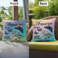 Aquarius Butterfly Indoor/Outdoor Pillow – Zodiac Astrology Decor, Boho Accent for Home & Patio