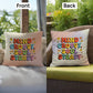 Mind Groovy, Soul Steady: Indoor/Outdoor Pillow - Groovy Affirmation for Emotional Wellness & Positive Vibes