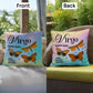 Virgo Butterfly Indoor/Outdoor Pillow – Zodiac Astrology Decor, Boho Accent for Home & Patio